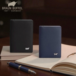 【寧寧精品】台中35年皮件店 BRAUN BUFFEL 德國小金牛名片夾 卡片夾 證件夾 BF306-402