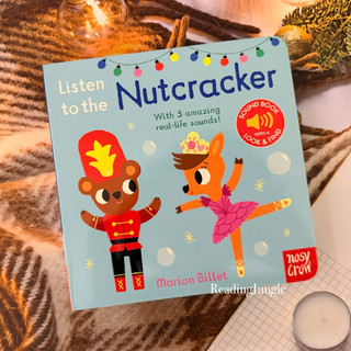 Nosy Crow 新版圓角 英國暢銷耶誕 胡桃鉗音效書Listen to the Nutcracker