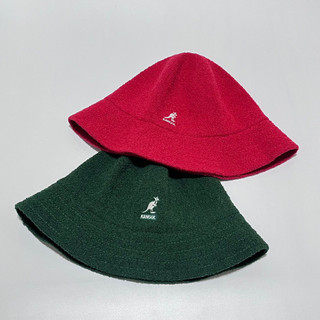 得體選物 // 英國 Kangol Boucle Bucket Hat 漁夫帽 鐘型帽 紅色 綠色 FL