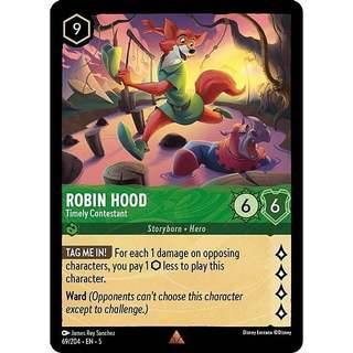 [ Lorcana ] SET 5 - Robin Hood - Timely Contestant