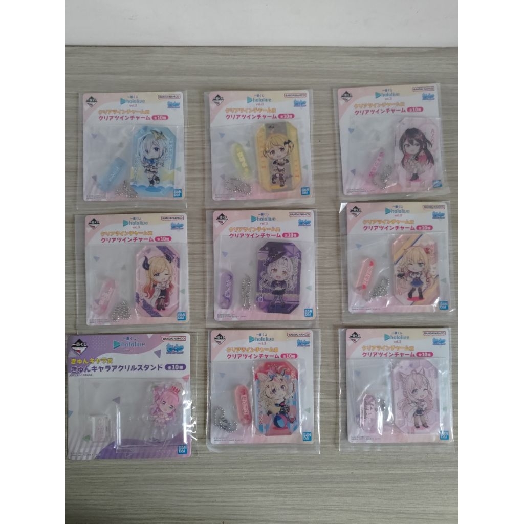 【宅居小鋪】hololive 一番賞 壓克力吊飾 天音彼方 Azki 癒月巧可 紫咲詩音 赤井心 博衣小夜璃 尾丸波爾卡