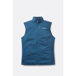 Rab Xenair Insulated Vest 男款輕量防風透氣化纖立領背心 暴風藍 QIP-19-TMB