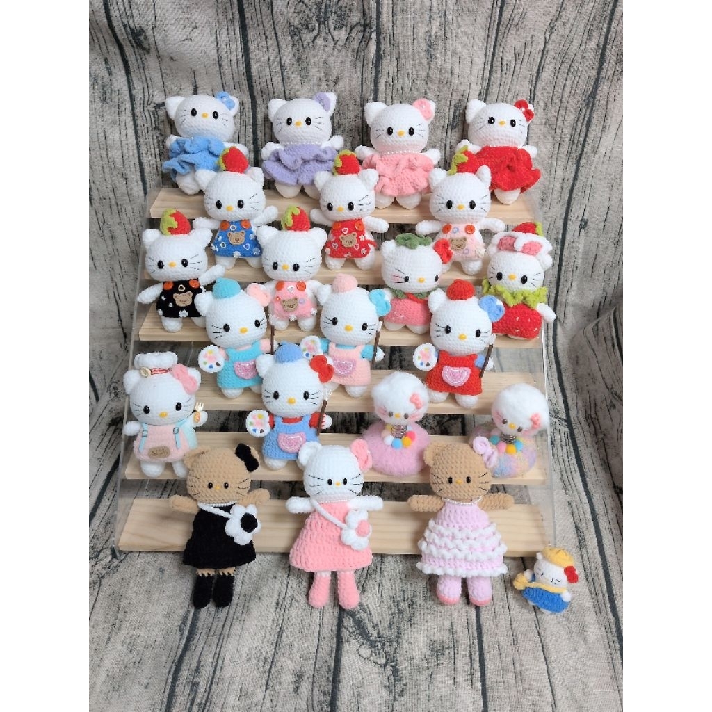 【現貨 成品】長腿Kitty 蛋糕裙kitty 畫家kitty 廚師kitty 上學kitty 草莓 擺件kitty