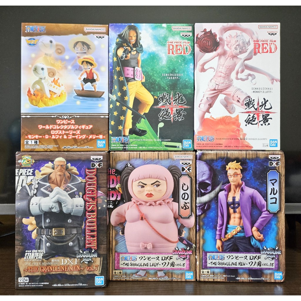 全新公仔~海賊王 航海王 魯夫&梅利號、耶穌布、巴雷特、馬可、小忍、紅髮傑克、武士喬巴、白鬍子、小紫、菊之丞、薇薇公主