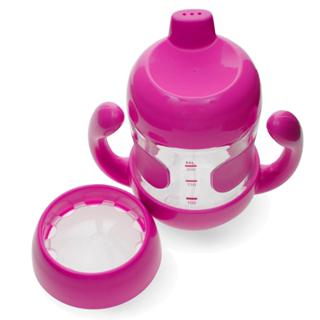 【美國 OXO】鴨嘴訓練杯套組／學習鴨嘴握把杯-200ml｜訓練水杯、防漏水杯、幼兒喝水、寶寶學飲杯