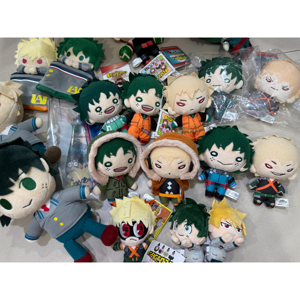 日版！我的英雄學院 日拍煤爐 爆豪勝己 綠谷出久 轟 切島 吃飽飽娃 豆豆眼 努努 圓滾滾 趴娃 小戴拿 迷你趴