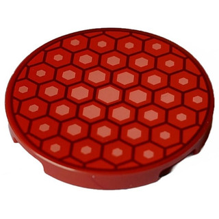 【金磚屋】67095PB052DRD LEGO 樂高零件 Dark Red Tile