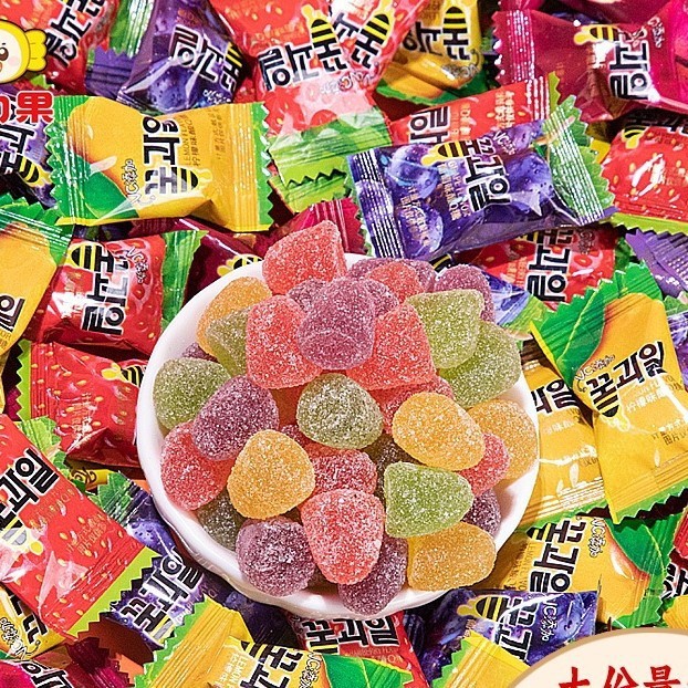 🔥台灣現貨🔥維C果汁酸Q糖 水果軟糖 混合QQ糖 喜糖 獨立包裝