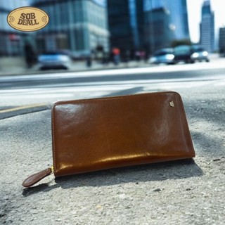 【寧寧精品】台中35年老店 僅有一個 Sob Deall長夾 單拉鏈加大長夾 牛皮拉鏈長夾 加大長皮夾 0026