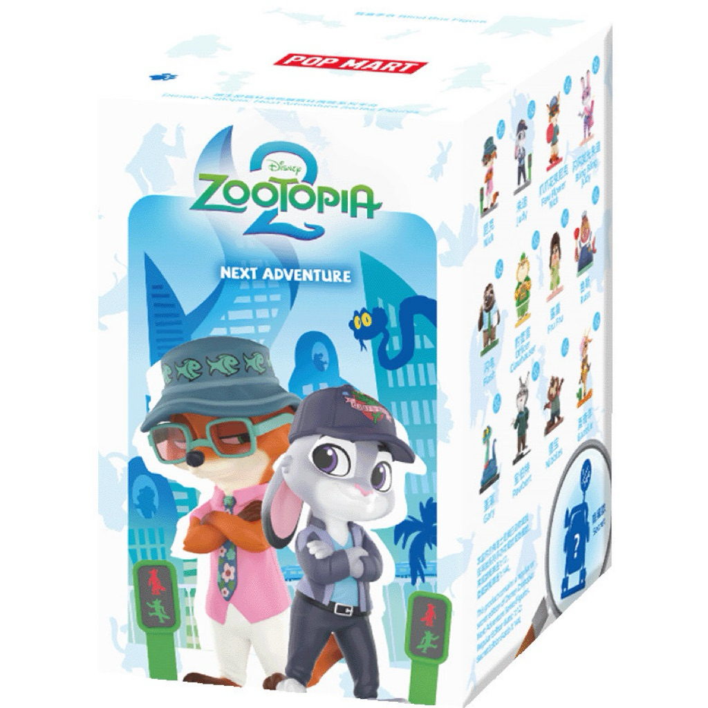 全新現貨POPMART動物方城市2角色確認款盲盒