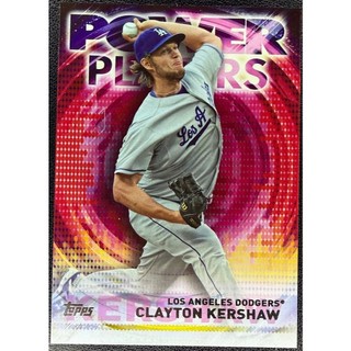 球員卡 Clayton Kershaw 2014 Topps Update Power Players 亮面特卡