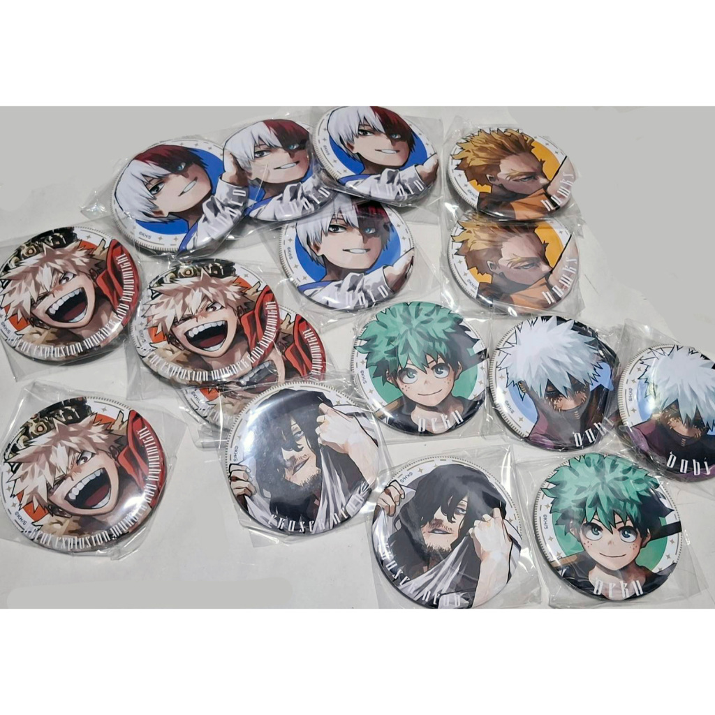 我的英雄學院 大徽章 綠谷 爆豪 荼毘 轟焦凍 霍克斯 相澤 原畫 新十傑 我英