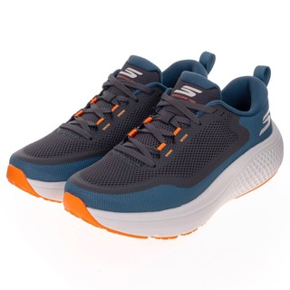 45-SKECHERS 男鞋 慢跑鞋 輕量 避震 厚底 瑜珈鞋墊 灰 SUPERSONIC MAX 246086TEAL