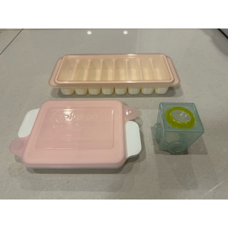 二手商品 副食品分裝盒 pigeon、Brother Max