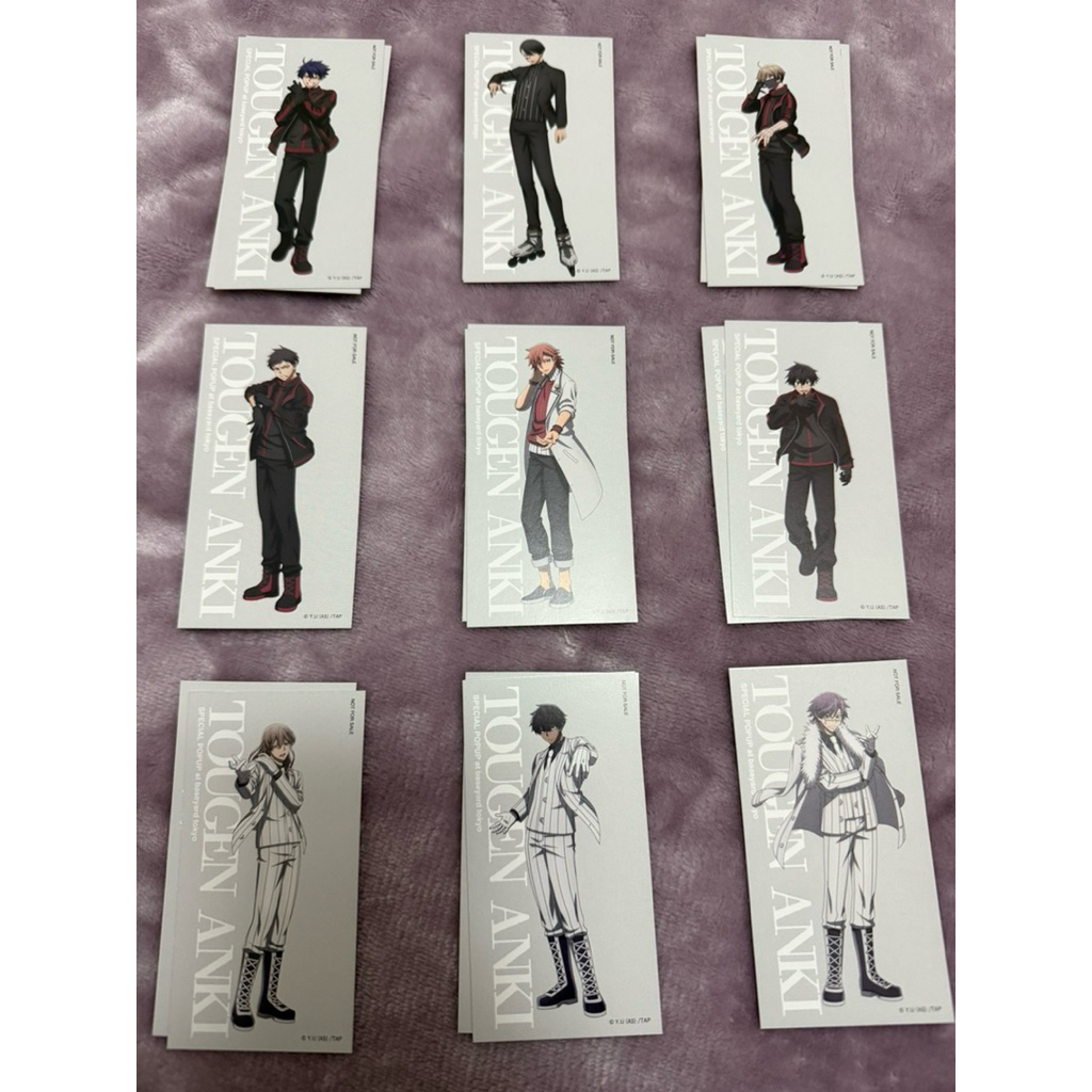 桃源暗鬼 大交流展 四季/ 無陀野/崎迅/京夜/真澄 特典小卡/金屬卡/磁鐵冰箱貼/壓克力磚/透卡/鏈鋸人防水貼紙