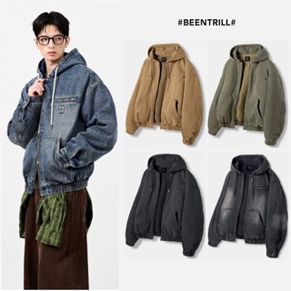 韓國 Dimitri Black 男裝 Detroit Padded Jacket 水洗連帽鋪棉外套
