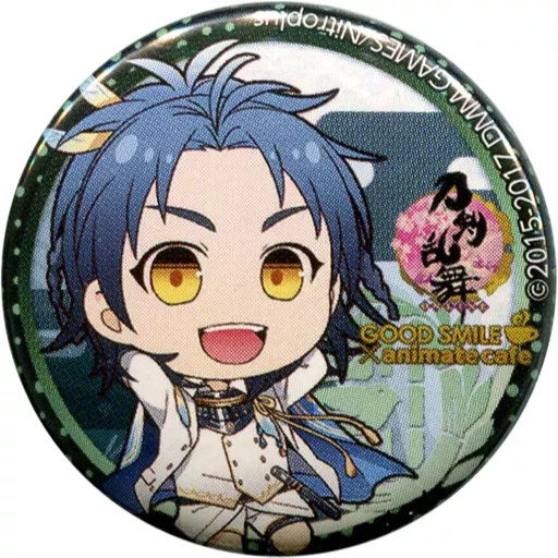 現貨 日版 刀劍亂舞 刀劍男子 animete cafe 小 圓型 徽章 太鼓鐘貞宗