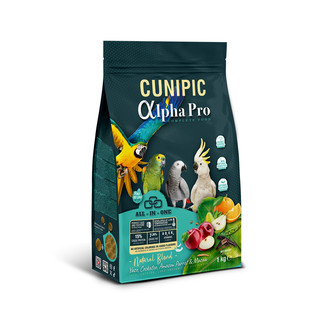 西班牙CUNIPIC 頂級鸚鵡滋養丸《中小型鸚鵡/中大型鸚鵡/熱帶水果-1kg》鸚鵡飼料/鳥飼料/滋養丸