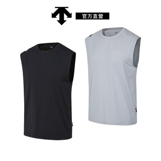 【DESCENTE 迪桑特】男士 基本款無袖運動背心-兩色可選 現貨