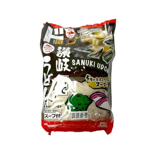 情熱價格 x 讚岐麵心 水煮烏龍麵(3包入附醬汁) 624g【Donki日本唐吉訶德】