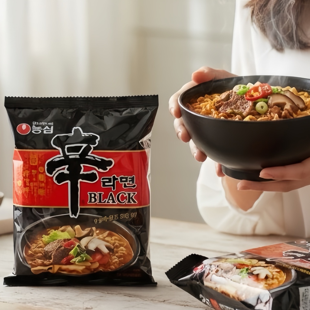 韓國 農心頂級黑辛拉麵(單入) 韓國 農心 辛拉麵 韓國泡麵 道地滋味 熱銷 農心辛拉麵 袋裝 揪便宜