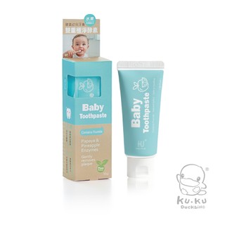 酷咕鴨 KUKU PLUS 酵素幼兒牙膏-水果(含氟)