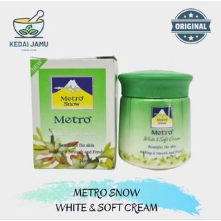 METRO White Snow Cream 60gr–Cream Pelembap & Pemutih Wajah