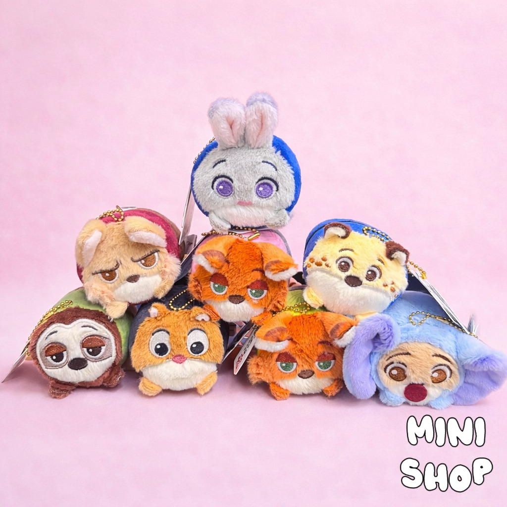 【謎你Mini】現貨🍀zootopia 動物方城市趴娃（3吋）🍀吊飾 掛件 茱蒂 尼克  飛仔 旅鼠 閃電 豹警官 趴娃