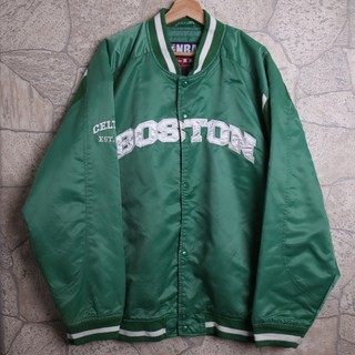 厚款 NBA Boston Celtics 鋪棉棒球外套【龍德堂 古著】