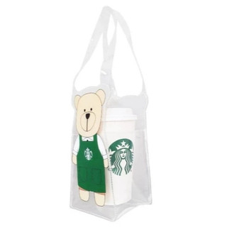 Starbucks星巴克 Bearista隨行杯袋 Starbucks 透明