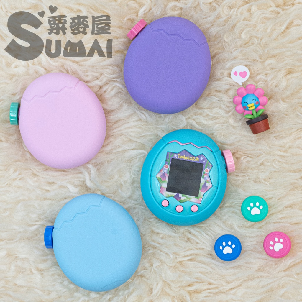 【SuMai粟麥屋】現貨 塔麻可吉 樂園 paradise 拓麻歌子 電子雞 馬卡龍 保護套 矽膠套 防撞 按鈕