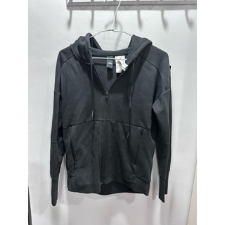 adidas XS碼 兒童 黑色外套 運動外套 上衣 長袖