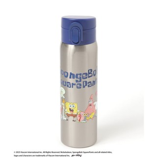 26年 新款 日本限定 海綿寶寶 x BAYFLOW 保溫 保冷 彈跳 保溫瓶 不鏽鋼 480ml niko and