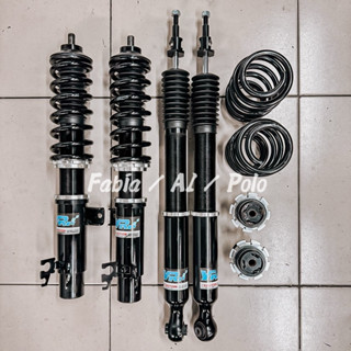 vw polo Skoda Fabia Audi a1 中古改裝高低軟硬可調避震器 yr