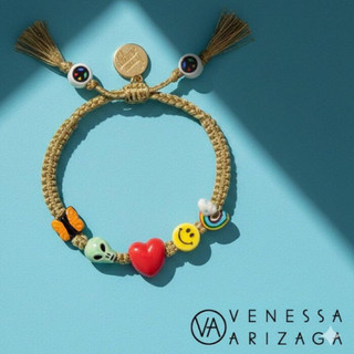 Venessa Arizaga ALIEN DAYS 笑臉手鍊 愛心X彩虹X蝴蝶X外星人 金色手鍊