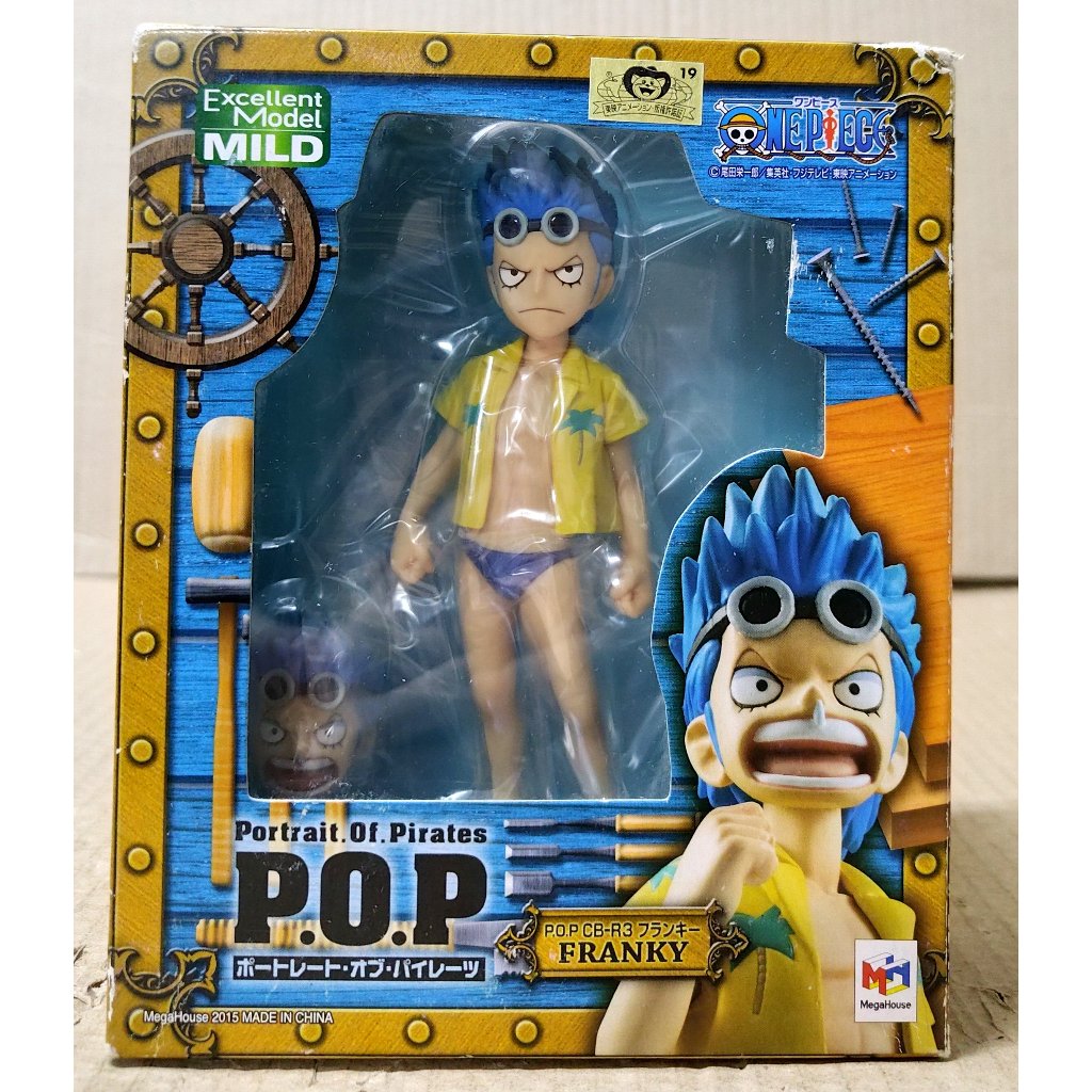 不挑盒況 日版金證 POP CB-R3 佛朗基 弗朗基 小時候 海賊王 公仔 MILD FRANKY