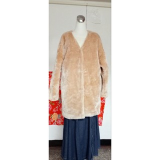 日系美品 e hyphen world gallery 毛毛外套