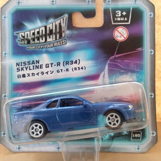 1/64 NISSAN SKYLINE GTR R34 BNR34 頭文字D 可參考