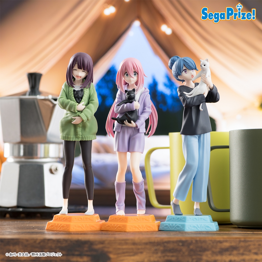 🌀日版客🌀 日版 搖曳露營 SEGA 各務原撫子 志摩凜 土岐綾乃 Desktop×Decorate 景品 公仔