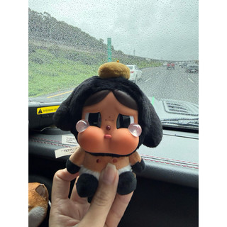 預購 上海限定哭娃 CRY BABY 抽選吊卡 初生棕 初生白 毛絨吊卡 盲盒扭蛋 限量 掛件