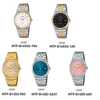 CASIO簡潔大方的三針-時分秒針設計MTP-B145D-4A MTP-B145SG-1A MTP-B145G-9A