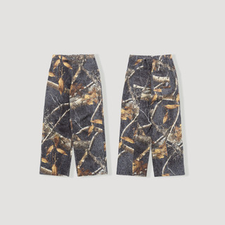 【QUEST】現貨 QUEST TREE CAMO PANTS 落葉迷彩 直筒褲