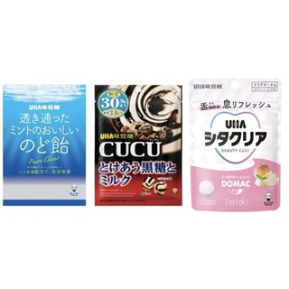 [ 元氣小舖 ] 日本原裝 UHA 味覺糖 清涼薄荷美味潤喉糖 / 紅糖牛奶 糖果