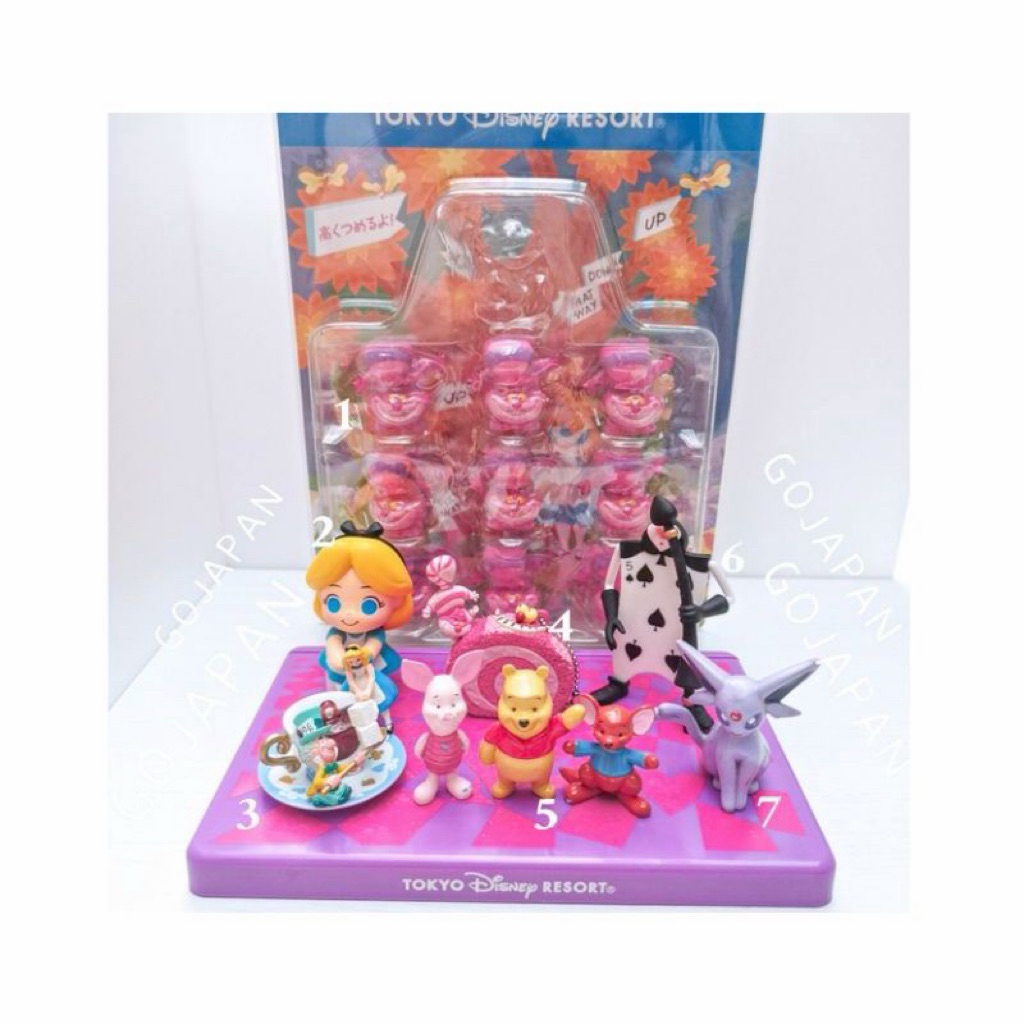 日貨雜貨舖⛩️日本代購 絕版 公仔 收藏 愛麗絲夢遊仙境 妙妙貓 柴郡貓 疊疊樂 盒玩 迷你 盒裝 一番賞 送禮