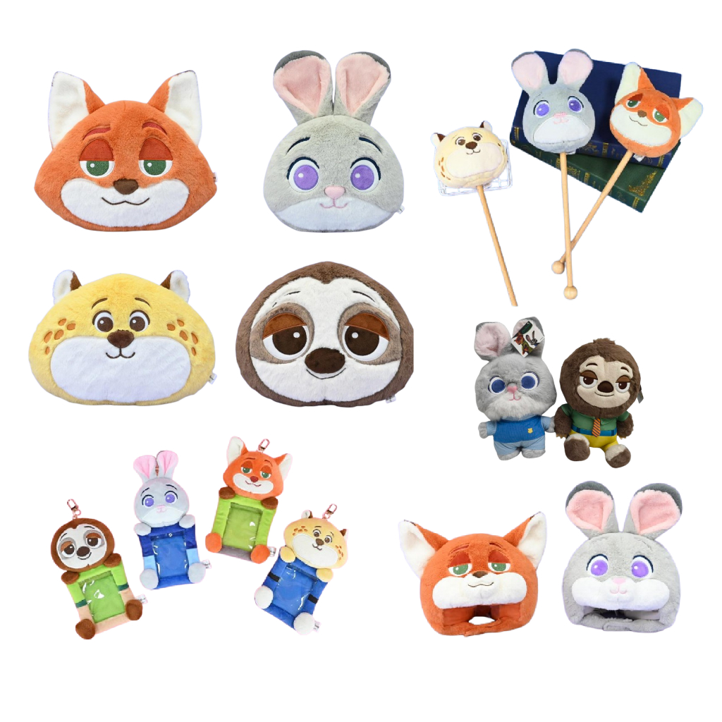 【娃娃市集】12吋 動物方城市頭型玩偶 動物方城市頭型抱枕 茱蒂抱枕 尼克抱枕 閃電抱枕 豹警官抱枕 洪金豹抱枕