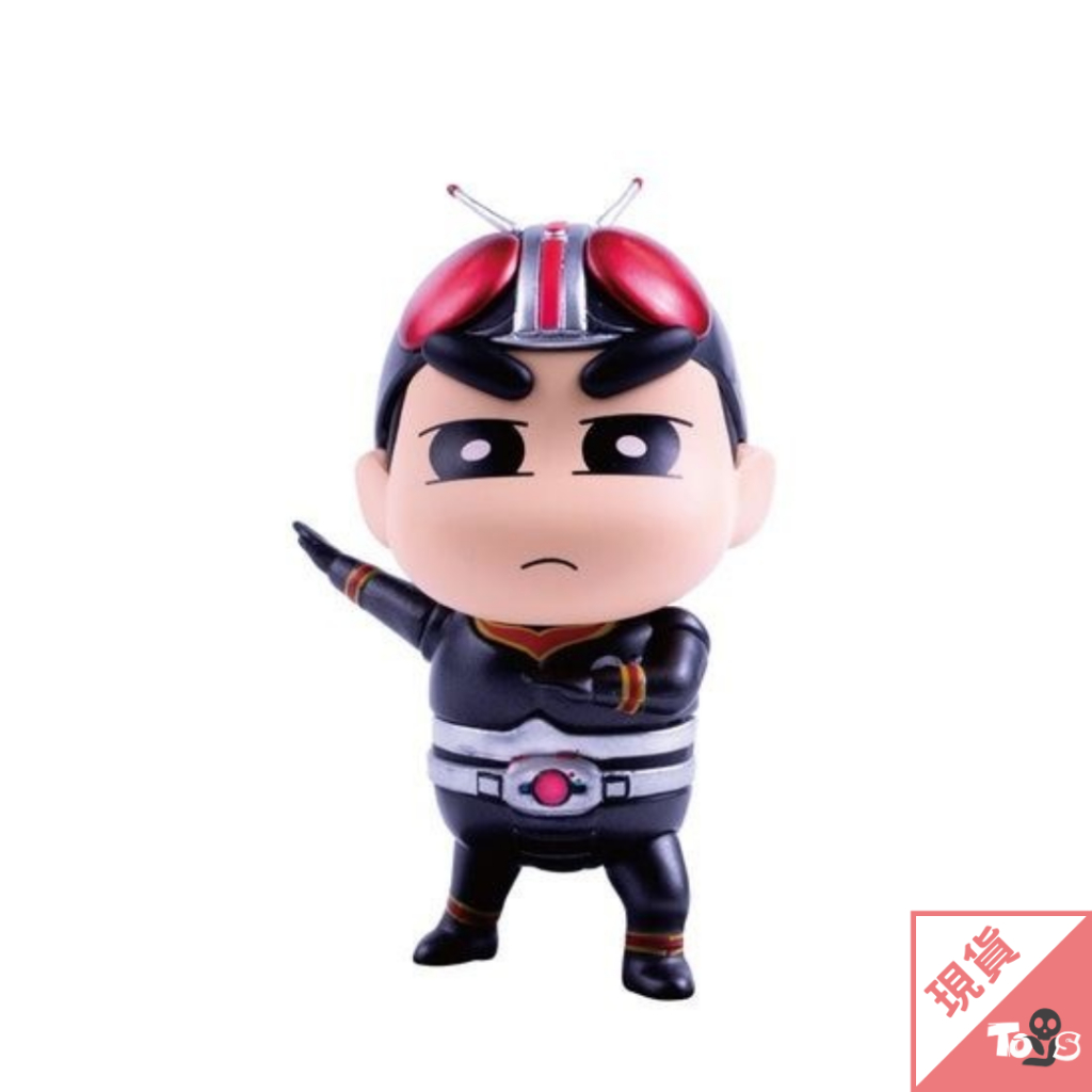 (現貨)蠟筆小新X假面騎士 假面騎士1號 假面騎士V3 假面騎士Black 影月 玩具有毒