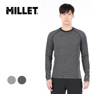 MILLET 男 WG WFL WOL CR 彈性羊毛保暖長袖上衣 2色-MIV01905