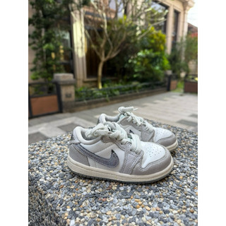 NIKE 耐吉 童鞋 Air Jordan 1 Low OG TD 灰- 12公分