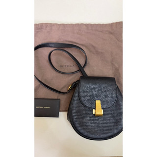 二手 BV BOTTEGA VENETA 小豬包黑色 腰包/側背包