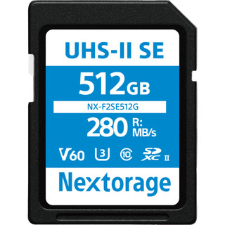 【上洛】日本 Nextorage NX-F2 SE 512GB SDXC UHS-II U3 V60 高速 4K SD卡